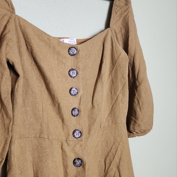 Zara TRF Collection Boho Dress Size Medium - Picture 4 of 8